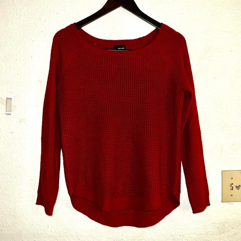 Red Knit Sweater